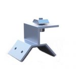 Abrazadera trapezoidal de soporte fotovoltaico solar